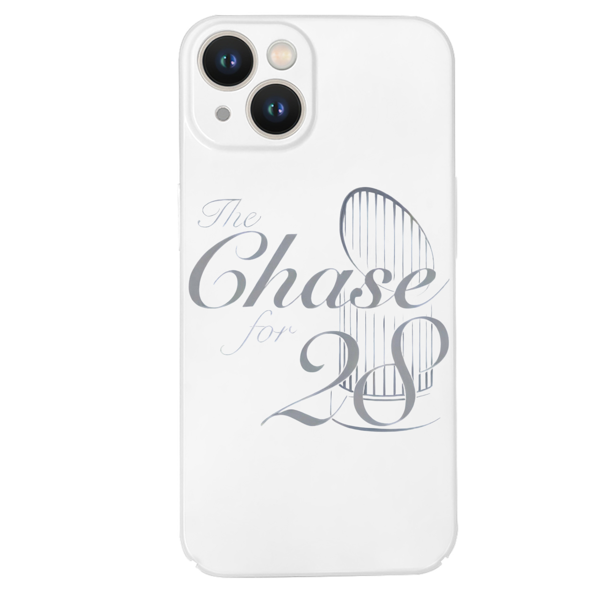 New York Yankees The Chase for 28 IPhone 14 Series Full-Cover Hard Case – Shockproof With Raised Camera Protection – Precise Cutouts, Wireless Charging Compatible – Durable, Anti-Yellowing, Easy To Clean